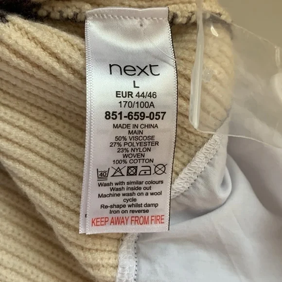 Next Ribbed Knit Sweater - Picture 7 of 11